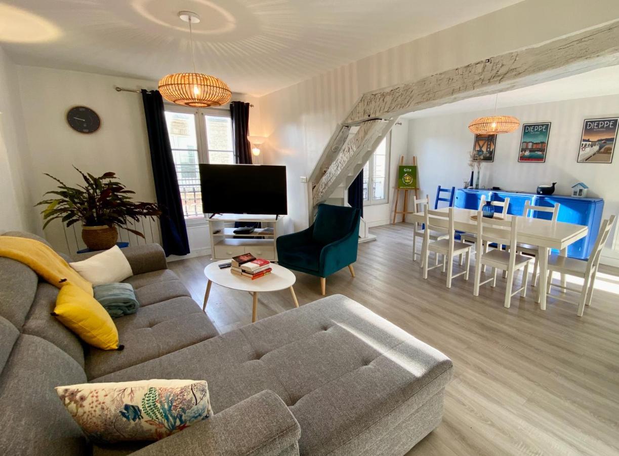Le Grand Bleu - 400M Plage - Spacieux Dieppe Ngoại thất bức ảnh